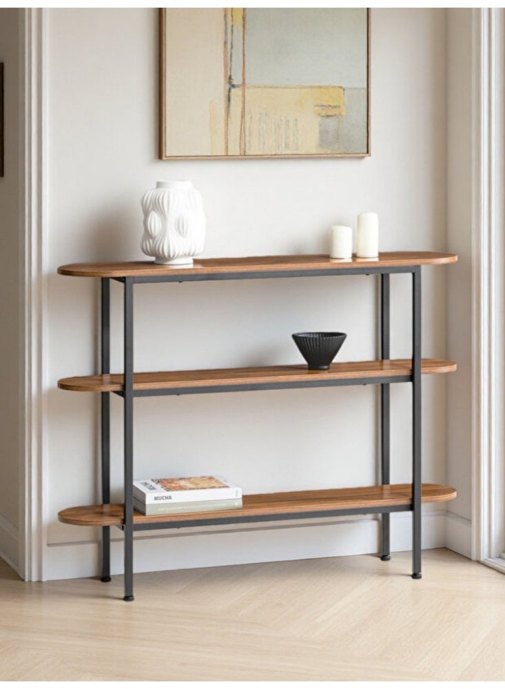 Harlan 110cm Console Table for Entryway Sofa Table Modern Home Coffee Table Dining Room Kitchen Bar Display Table for Hallway Living Room Bedroom - Image 2